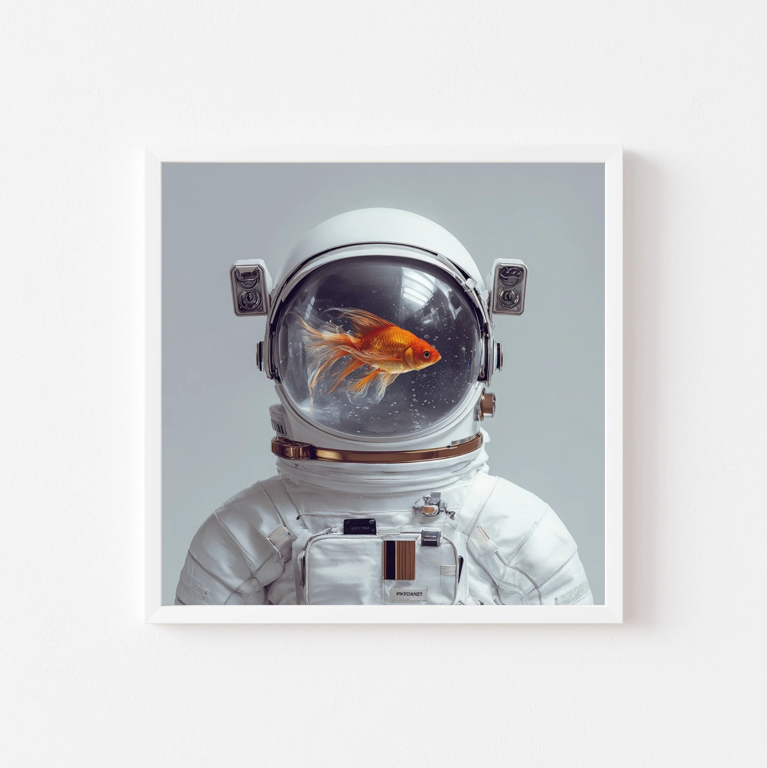 Rocket Fish art print by Somewhere Velvet