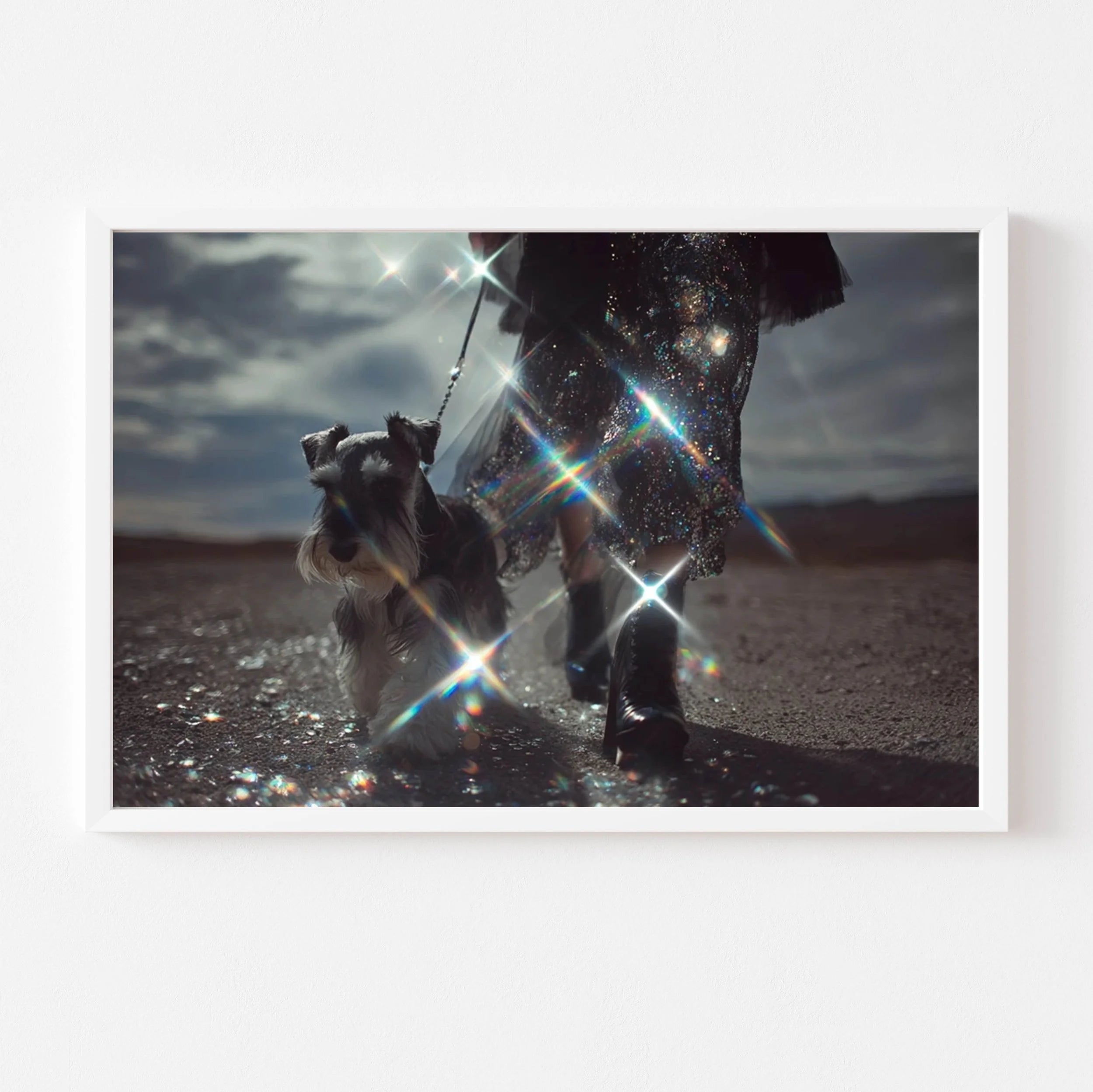 Glam Walk art print by Somewhere Velvet