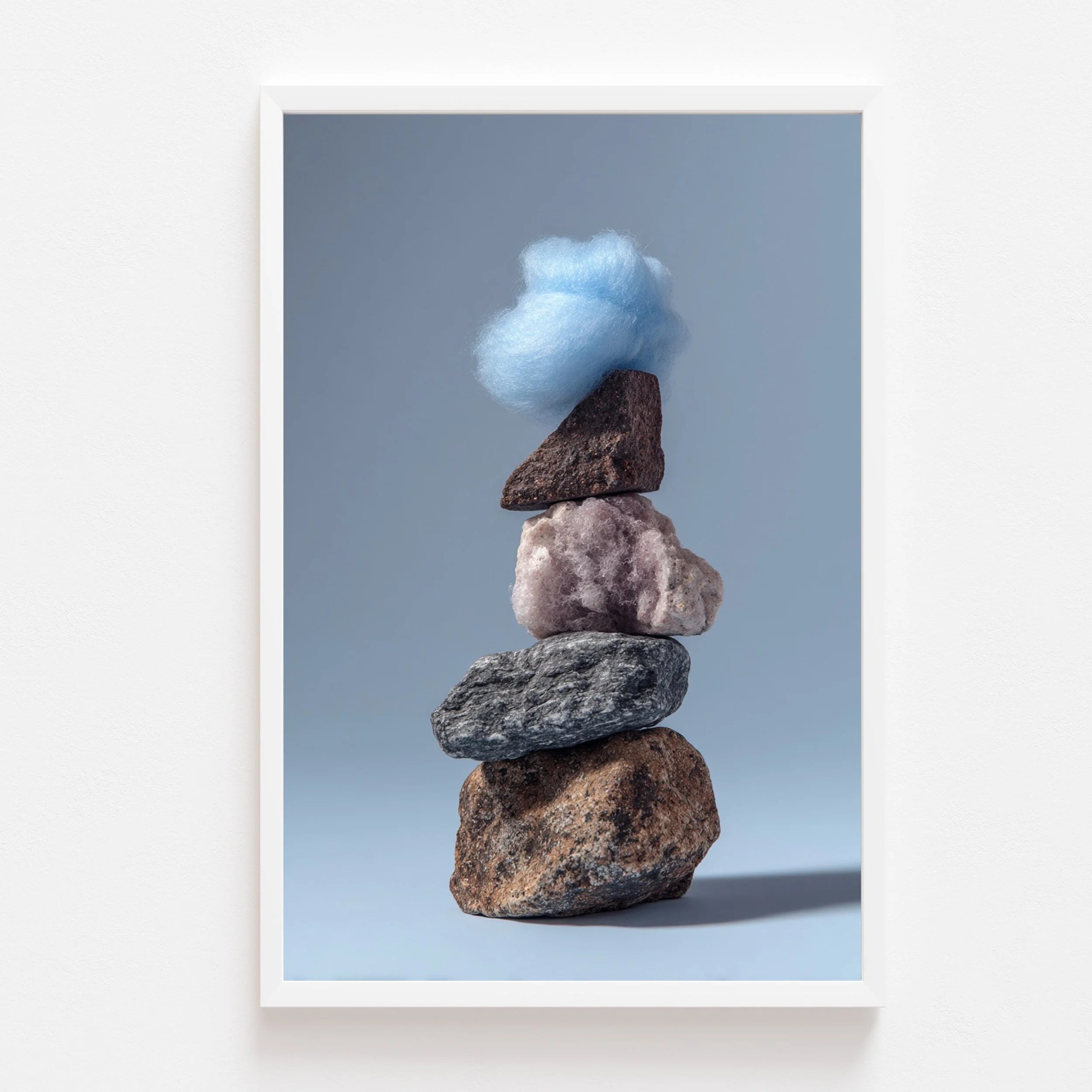 Meditation Stone I art print by Somewhere Velvet