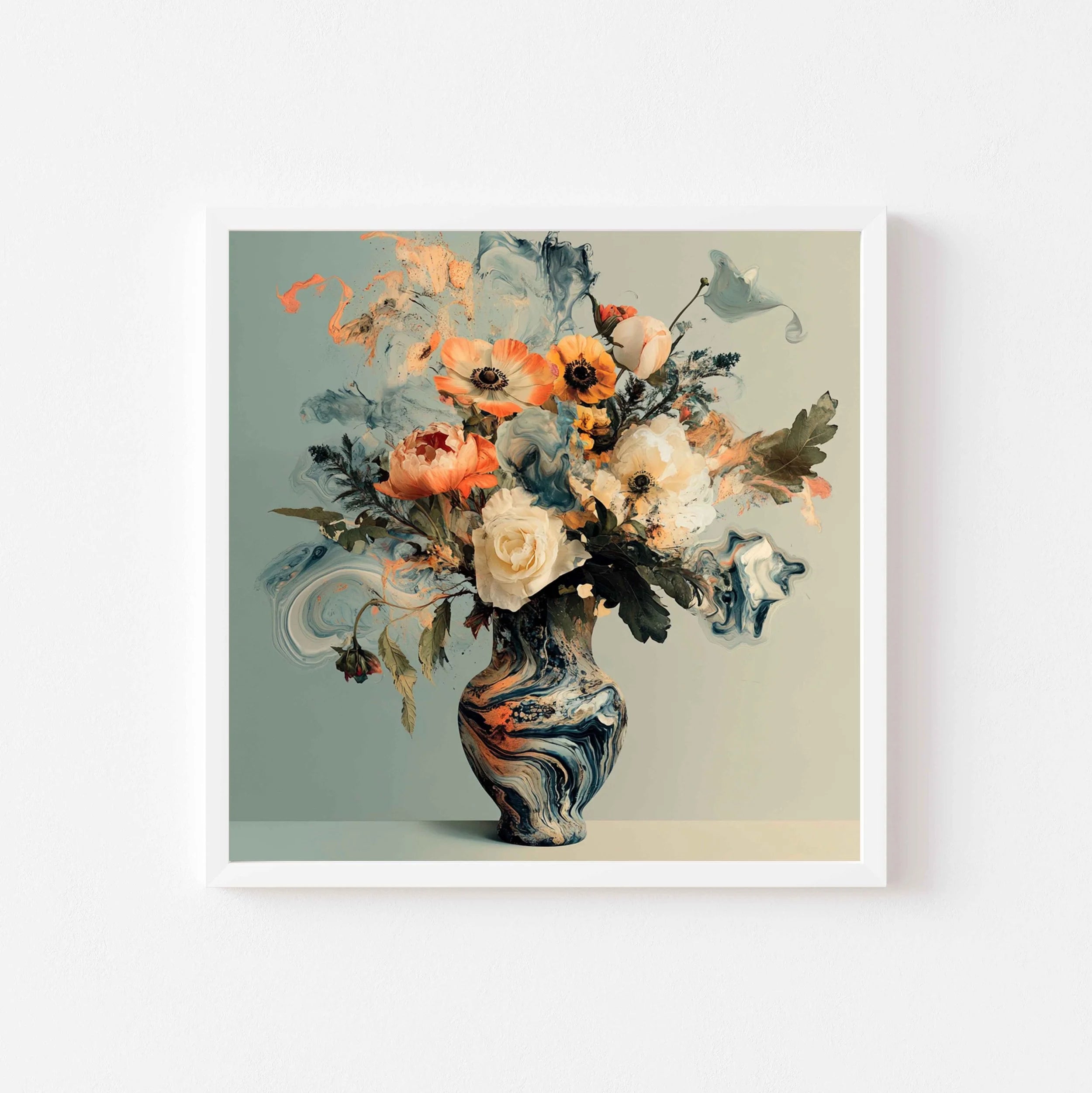 Fresh Flowers art print by Somewhere Velvet
