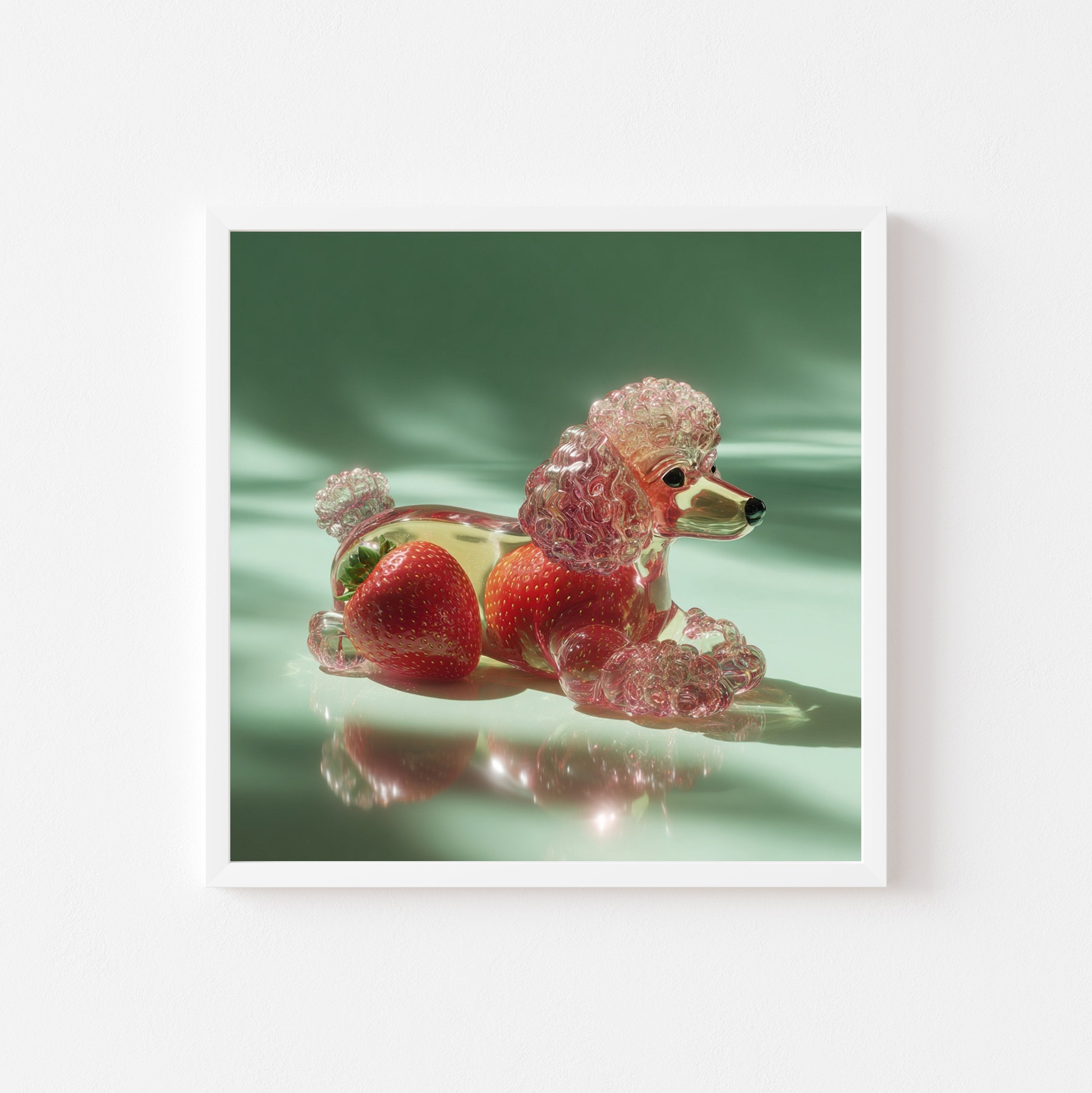 Glass Dog art print by Somewhere Velvet