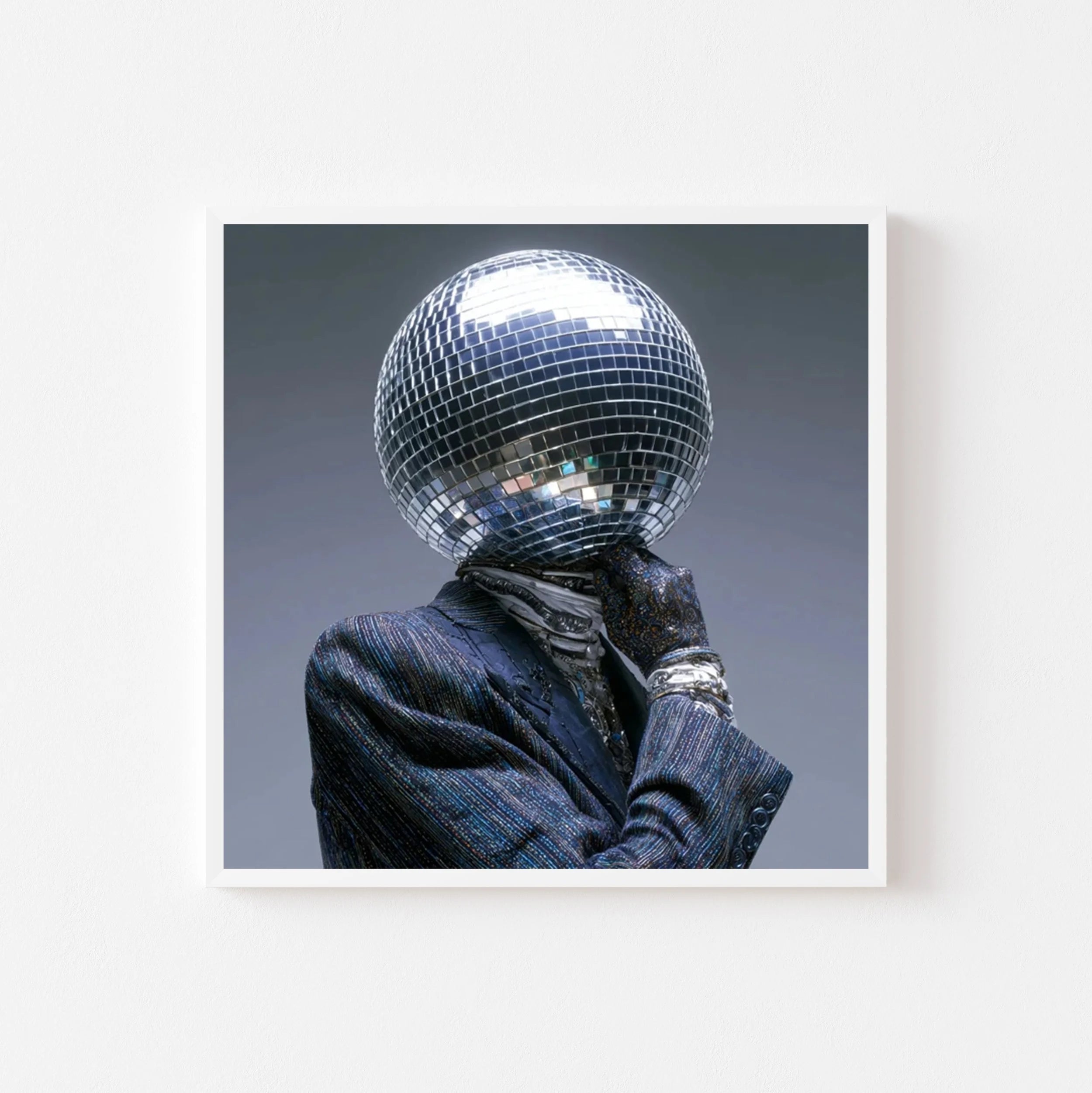Shiny Suits art print by Somewhere Velvet