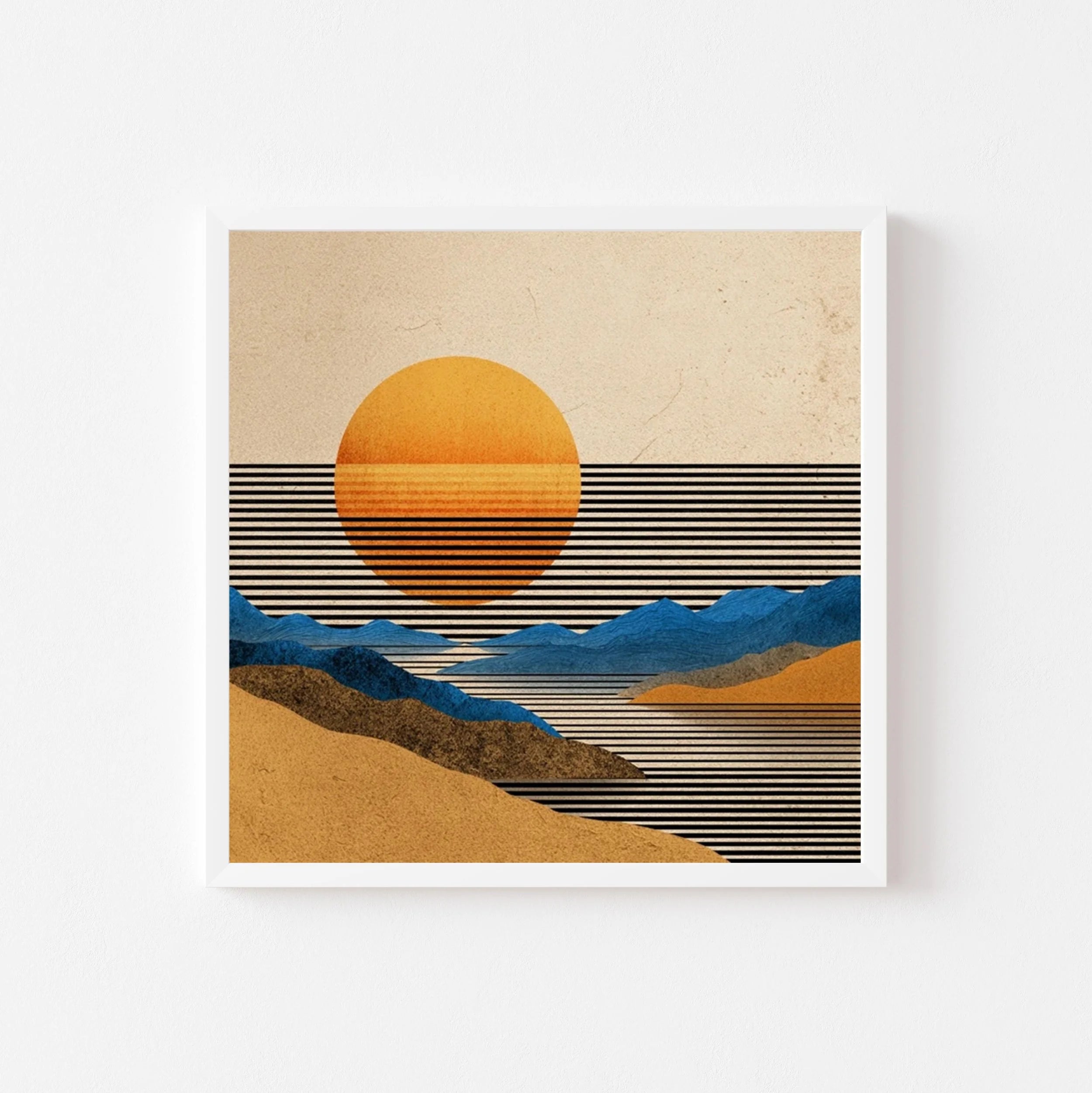 Golden art print by Somewhere Velvet