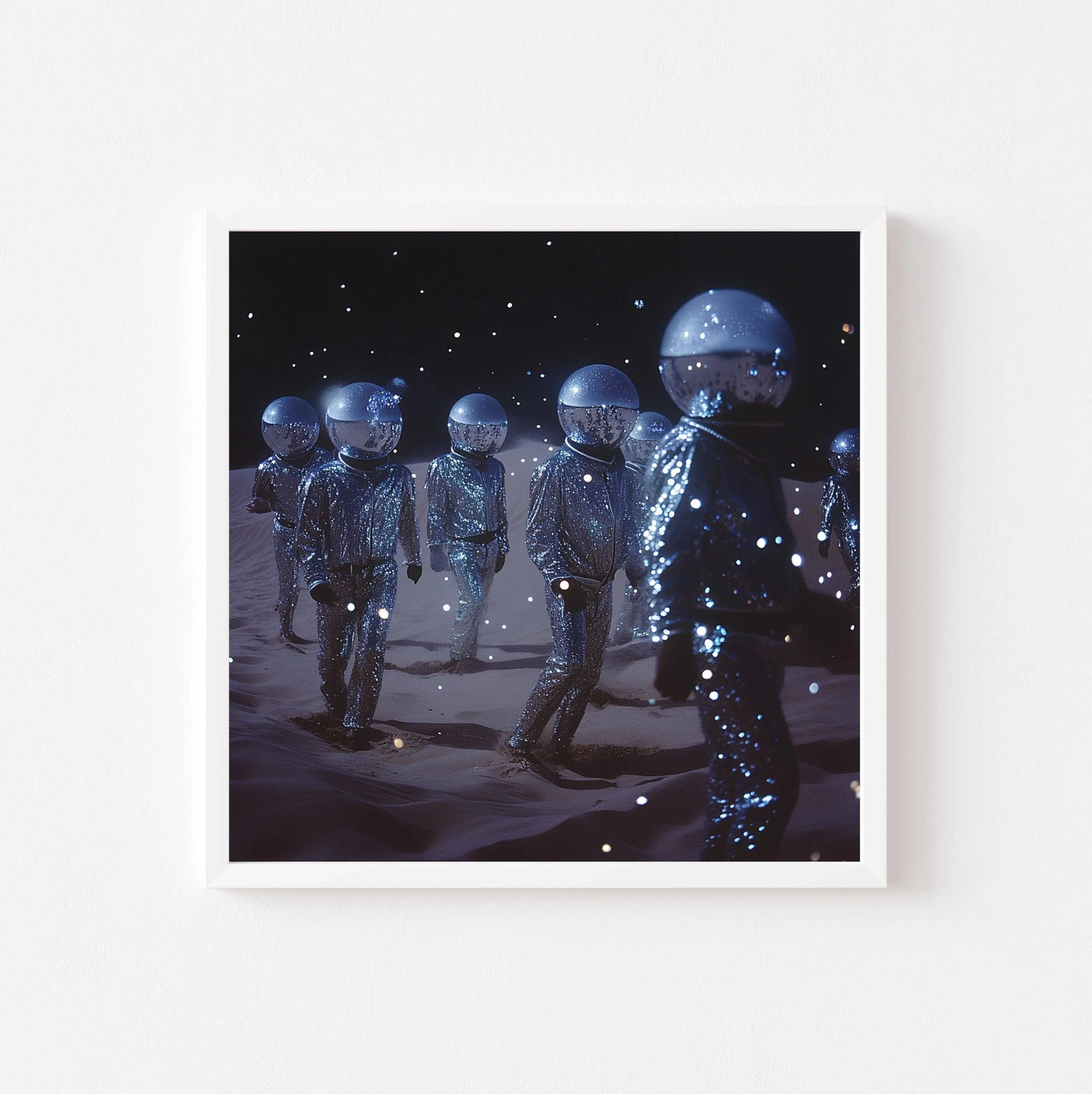 Shiny Disco Balls art print by Somewhere Velvet