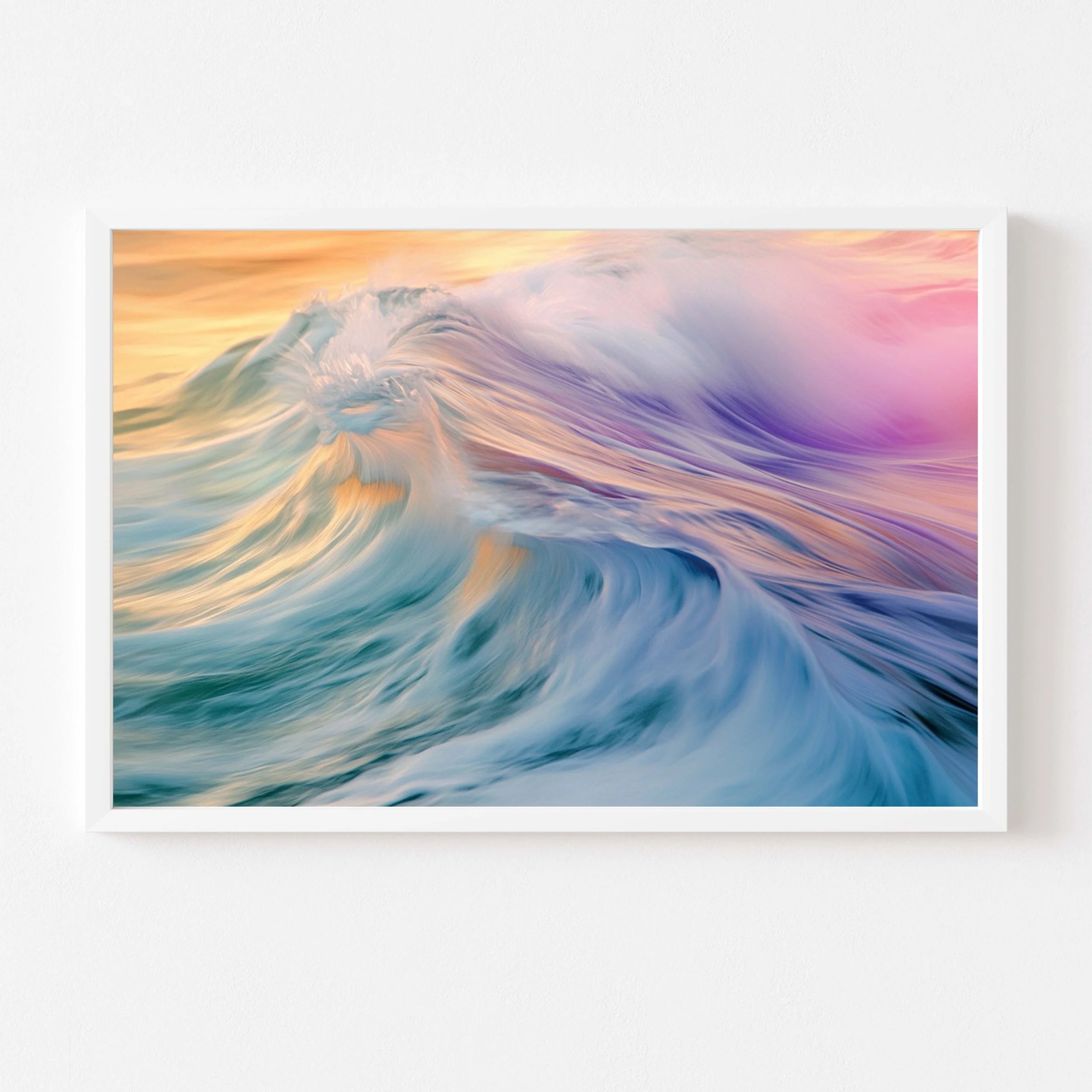 Tropical Wave art print by Somewhere Velvet