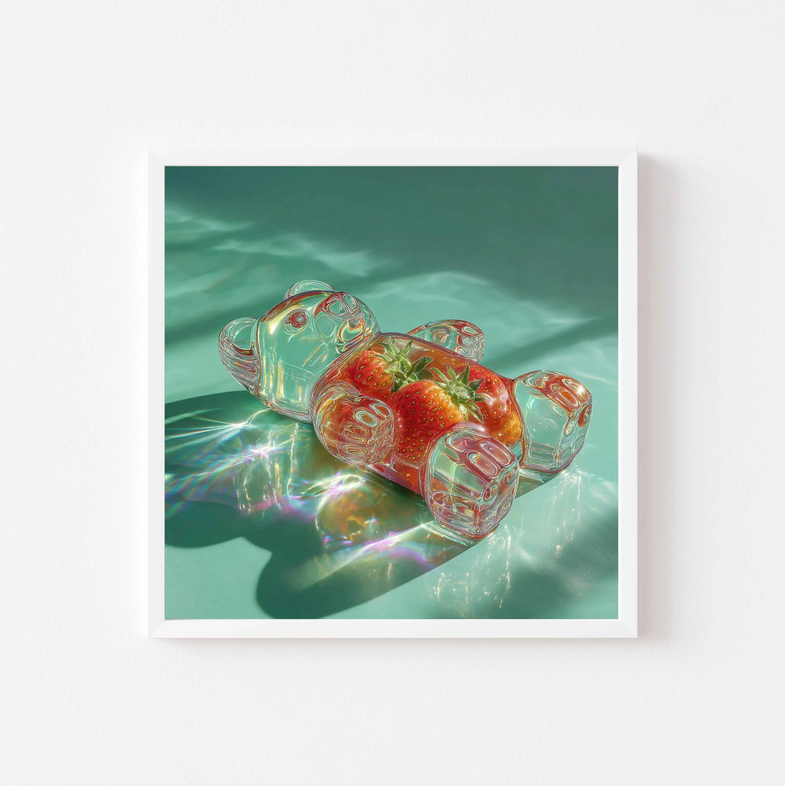 Strawberry Flavor art print by Somewhere Velvet